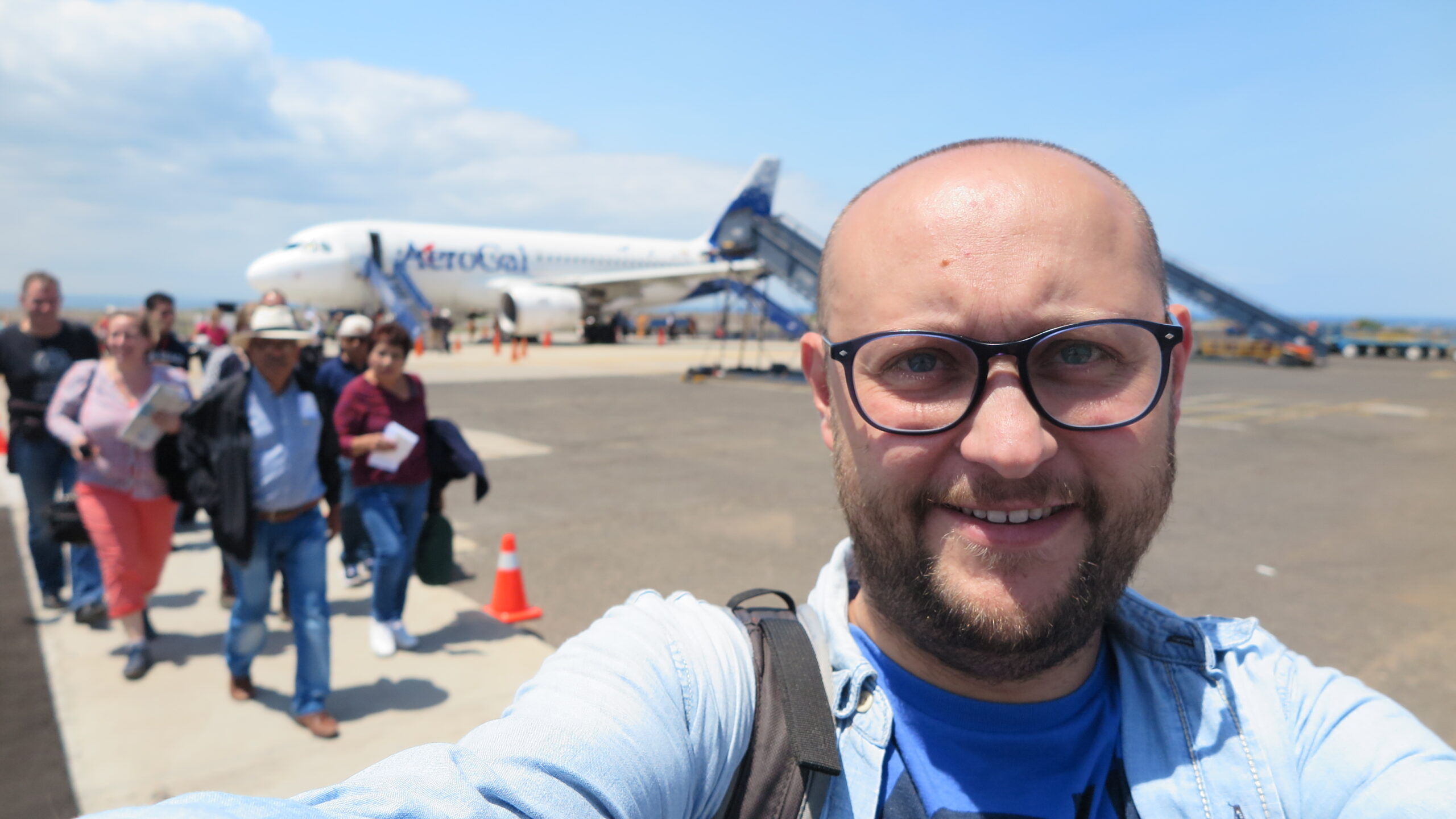 Arriving Galapagos