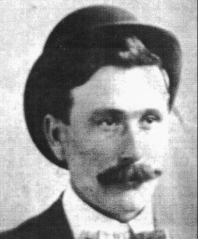Black and white portrait of Albert Huble, founder of Huble Homestead.