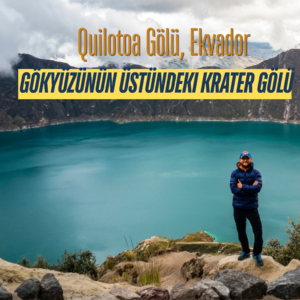 Ekvador Quilotoa Gölü Kapak Fotoğrafı