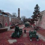 Things to do in Belgrade - Outdoor open-air artillery and tank display of the Military Museum inside Belgrade Fortress in Belgrade, Serbia.